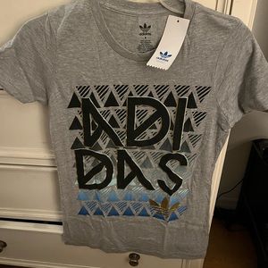 NWT Adidas active cotton crew shirt, size S, slim fit.